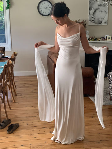 Silk slip dress