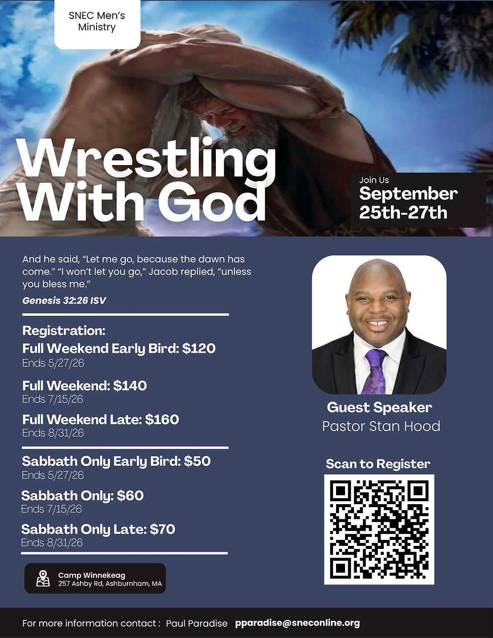 Wrestling With God - Mens Ministry