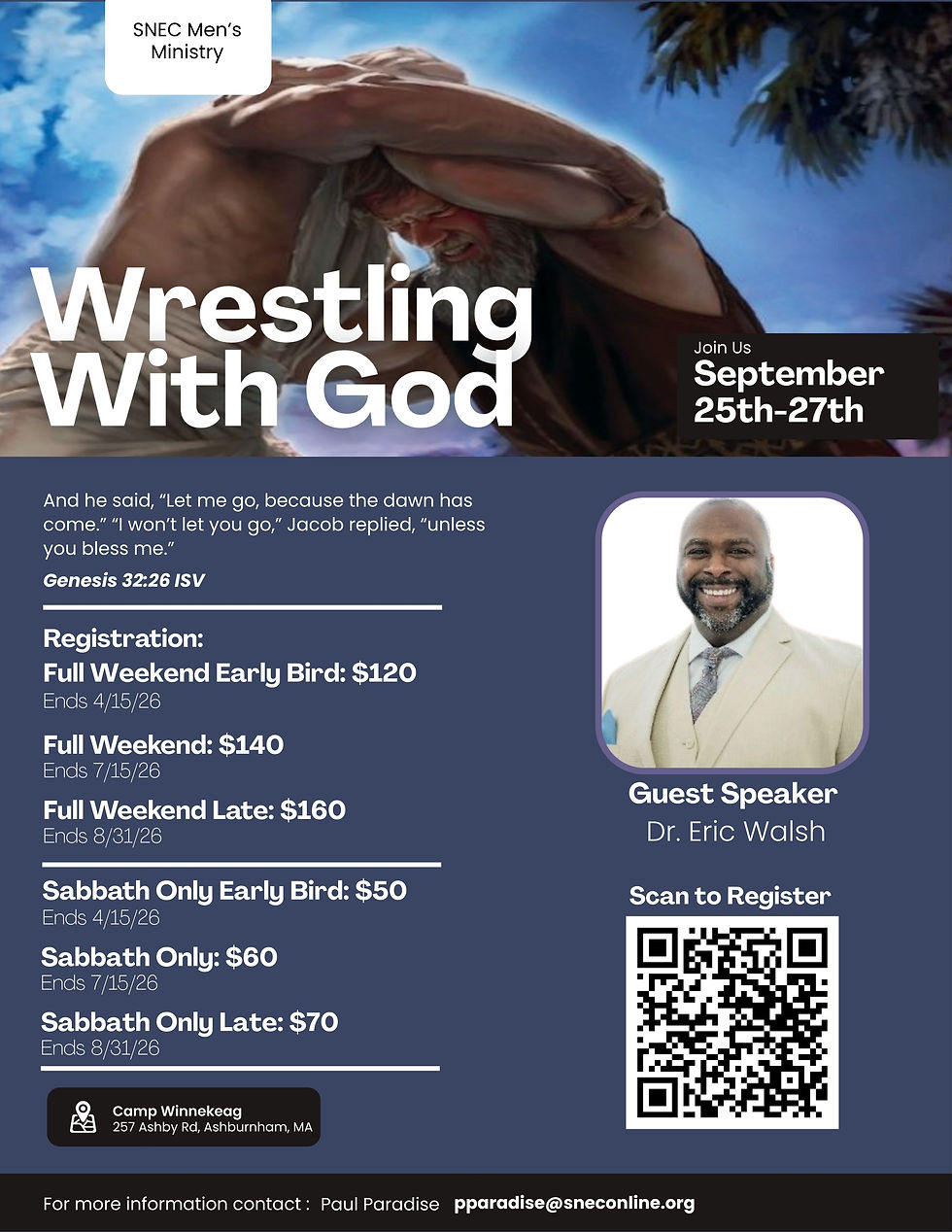 Wrestling With God - Mens Ministry 