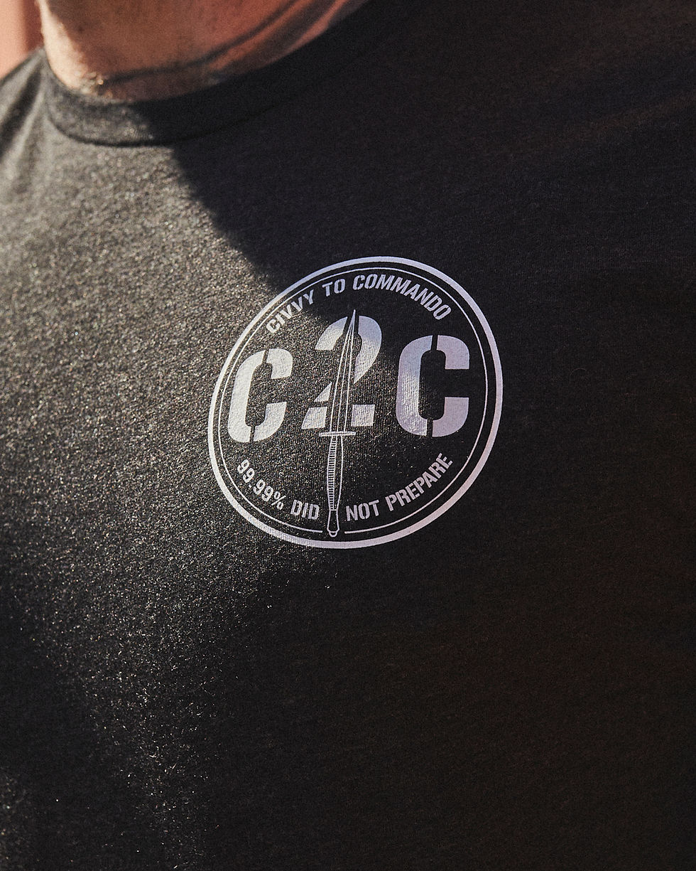 Thumbnail: C2C Tri- blend T Shirt in Black