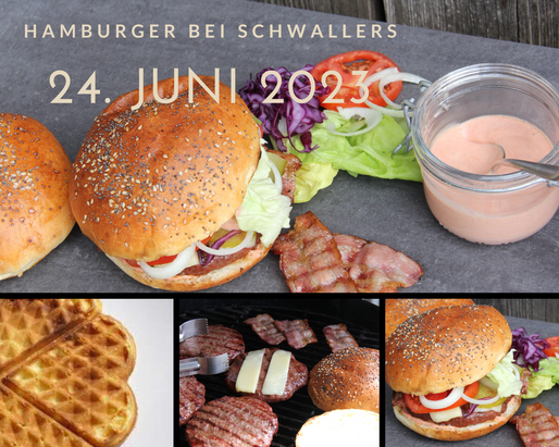 Vor den Sommerferien wird nochmals grilliert...