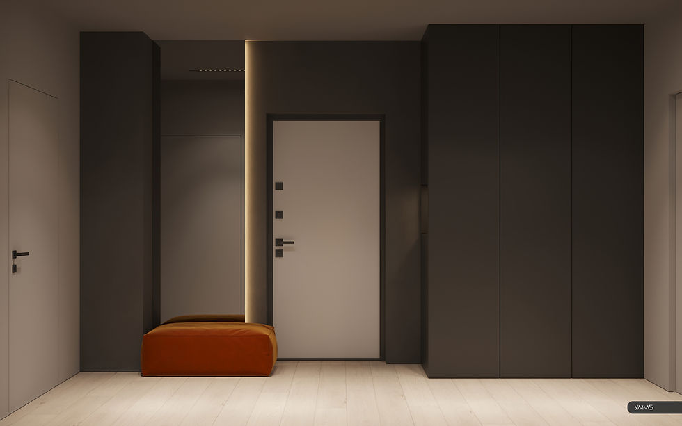 Интерьер холла в современном стиле