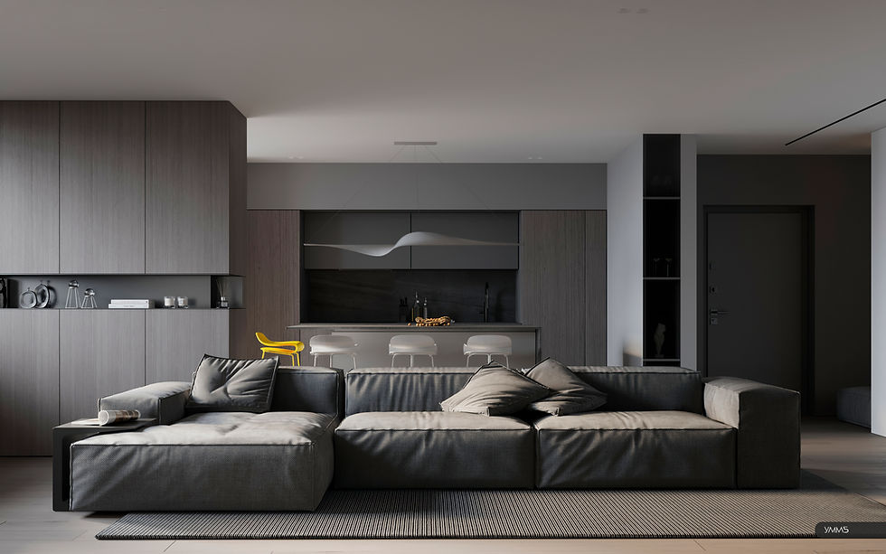 Дизайн проект квартиры в ЖК Крымский