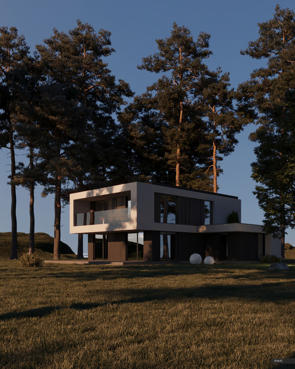 Проект двухэтажного дома в Малиновке