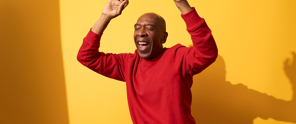 Mature Man Having Fun