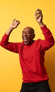 Mature Man Having Fun