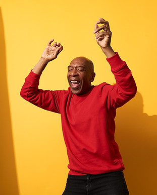 Mature Man Having Fun
