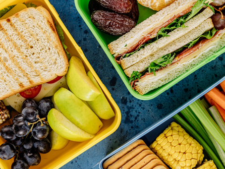 Toddler daycare lunch with healthy sandwiches, fresh fruit, vegetables, and nutritious snacks to encourage healthy eating habits at My Kids Daycare