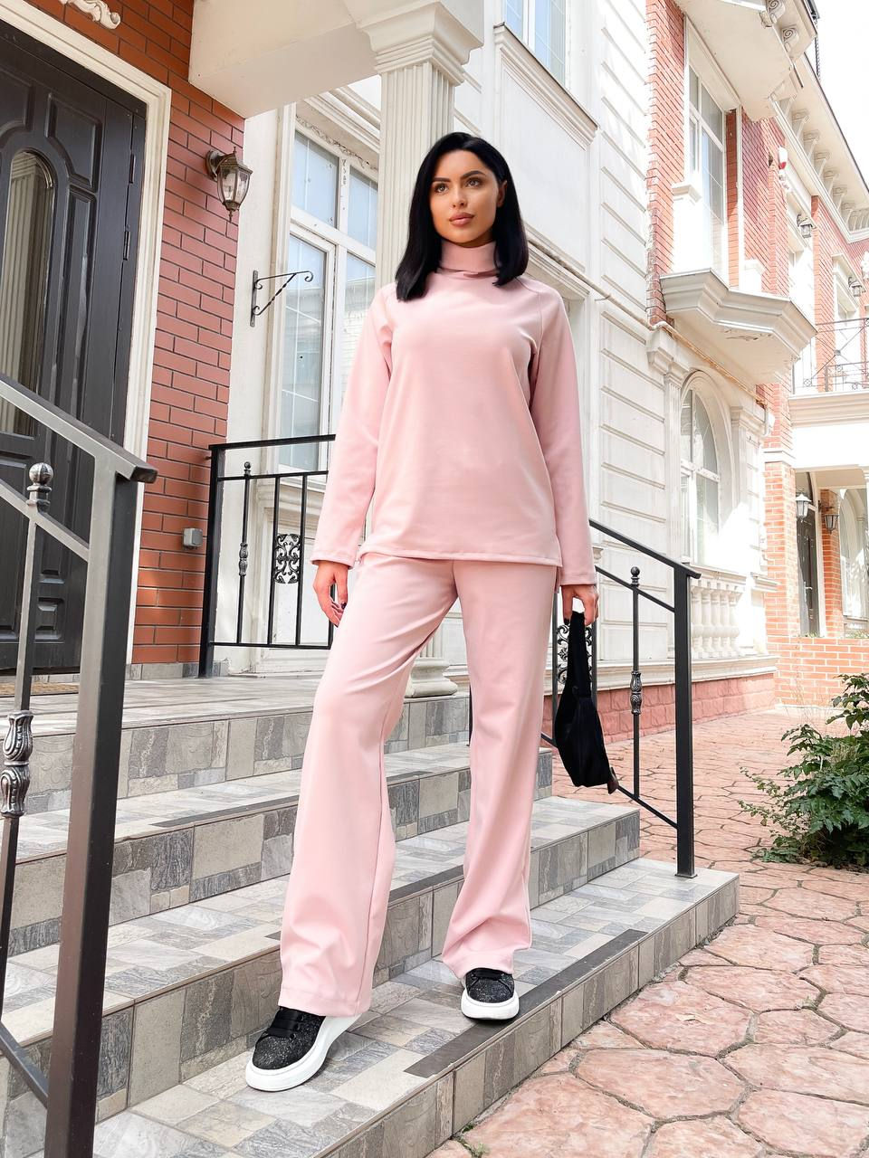 Італійський трикотаж "Italy" / р-р 42-52 / пудра , білий, електрик