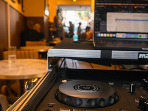 Live DJ Event at Camden Road Retro Store with Coffee and Matcha