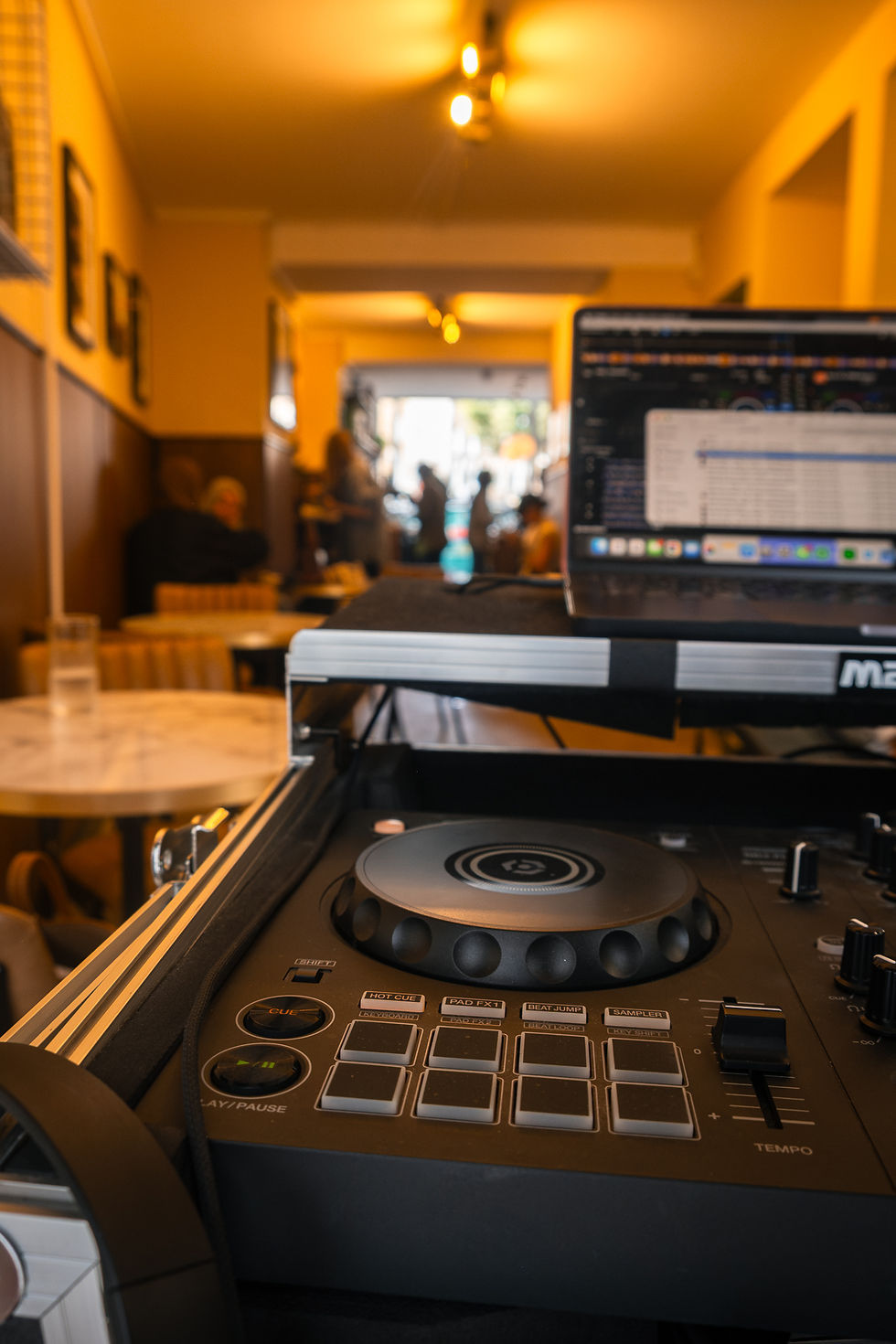 Live DJ Event at Camden Road Retro Store with Coffee and Matcha