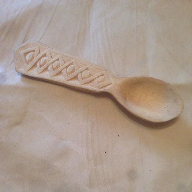 Миниатюра: Ложка деревянная резьба