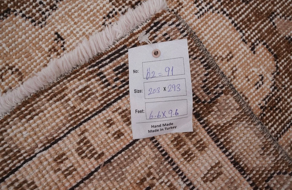 Thumbnail: Vintage 7x10 ft Oriental Handmade Dining Room Rug code 5892