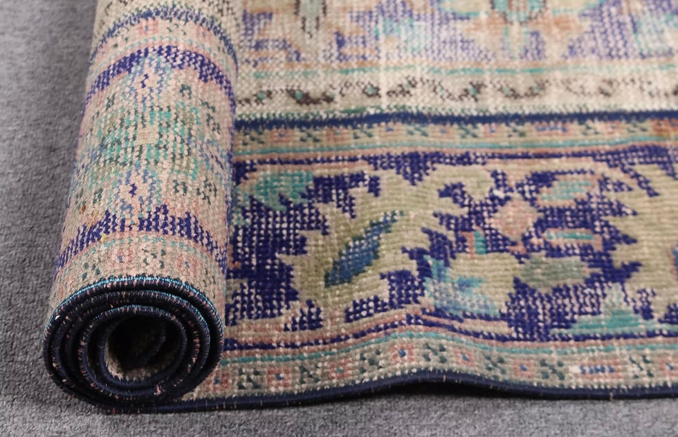 Thumbnail: 3.4x5.8 ft Antique Patchwork Rug Code 5230