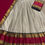 Thumbnail: Traditional Kanchi Cotton Lehenga Choli Set – Zari Weaving Work With Dupatta