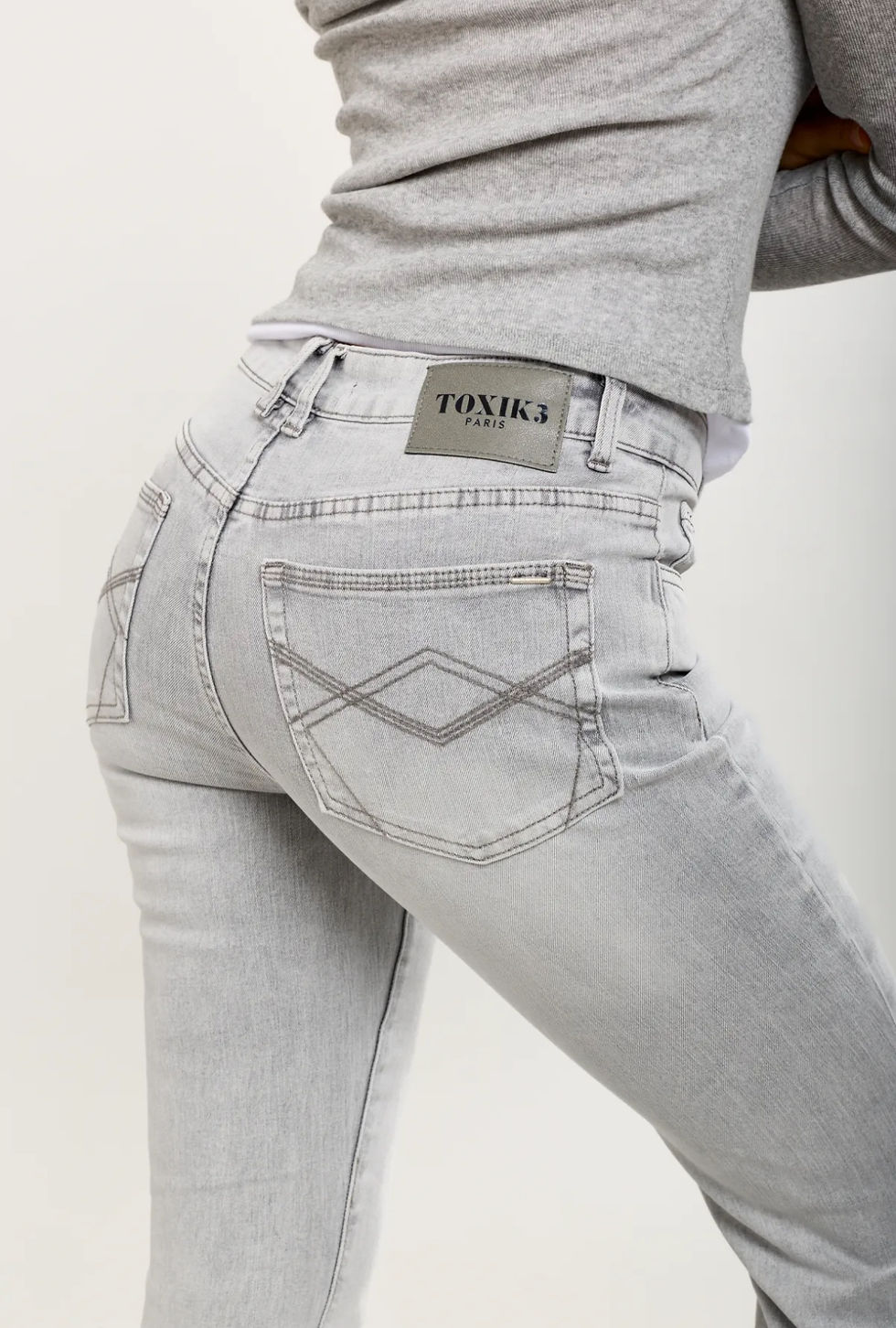 Thumbnail: FLARE GREY JEANS