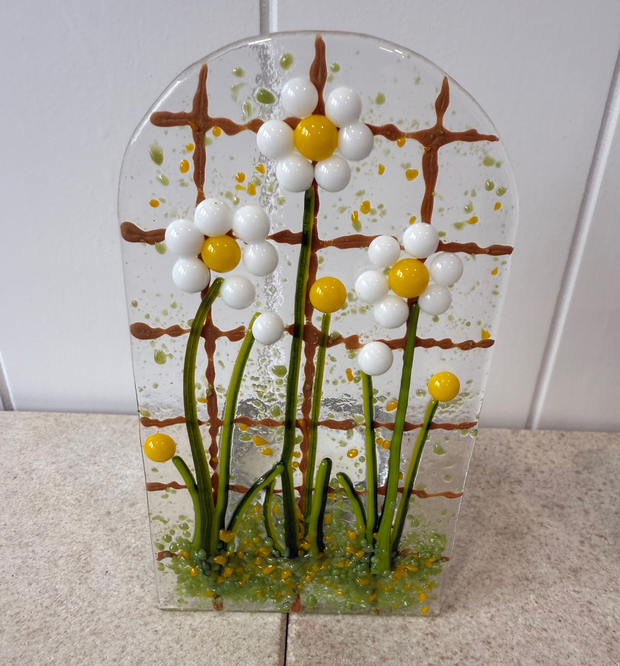 Large daisy tea light