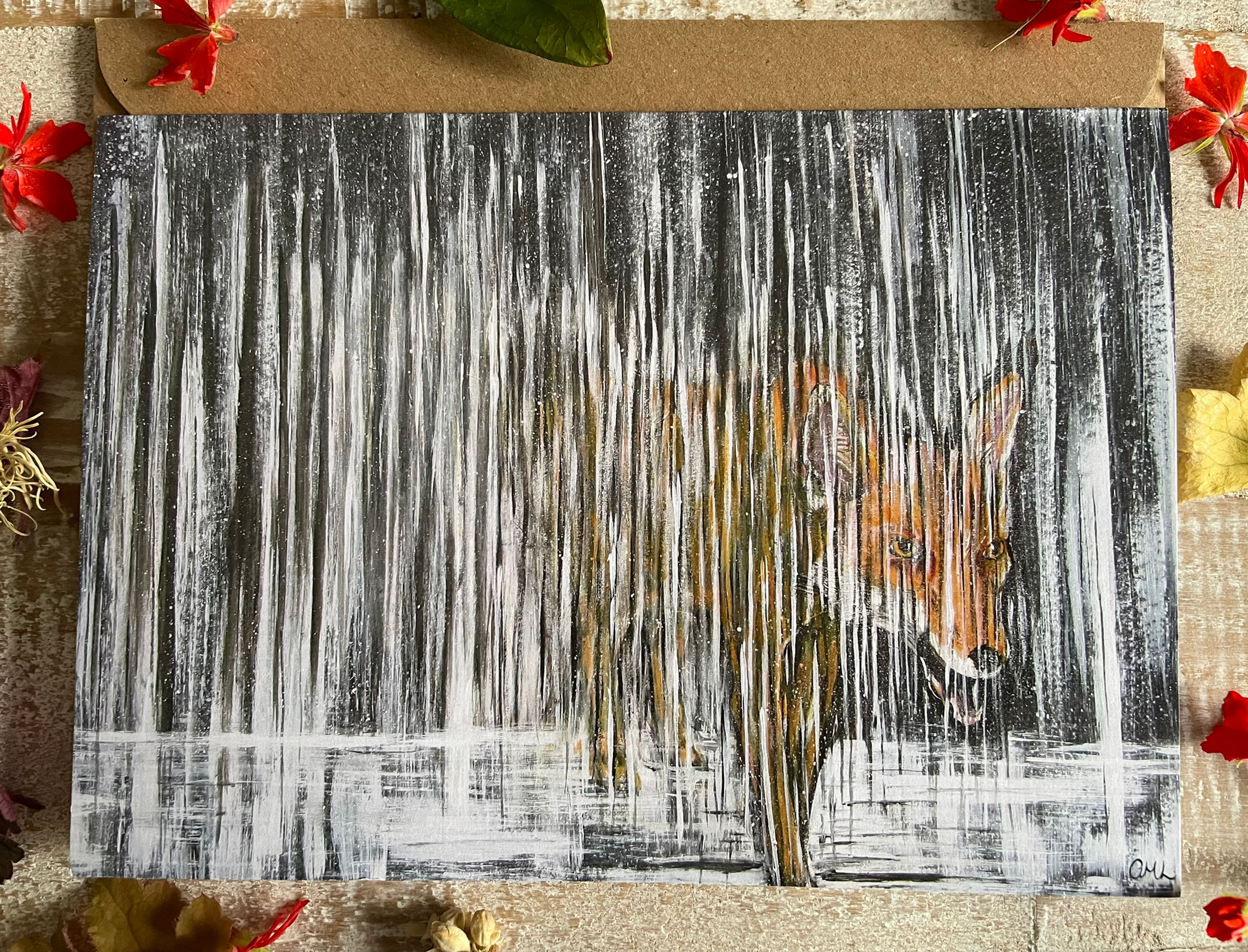 The Winter Fox Greeting Card