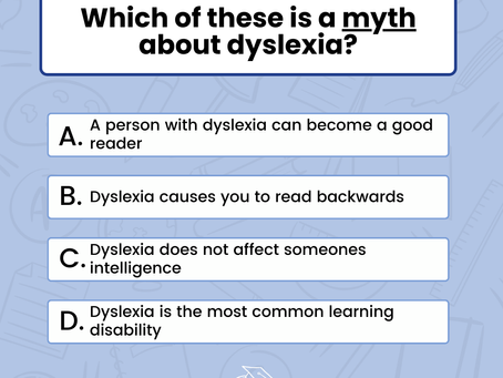 Can You Spot The Myth About Dyslexia?