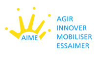 Logo AIME formation professionnel et café restaurant à Joyeuse et Bourg St Andéol Ardèche