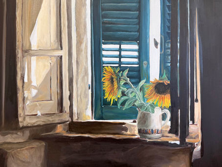 Mollington Oil Painting Morning: Interiors and Light