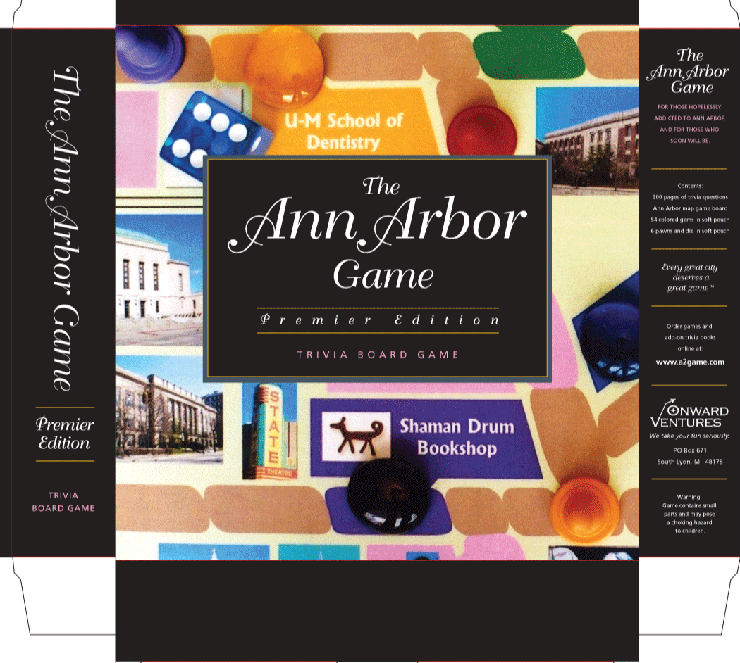 The Ann Arbor Game box design