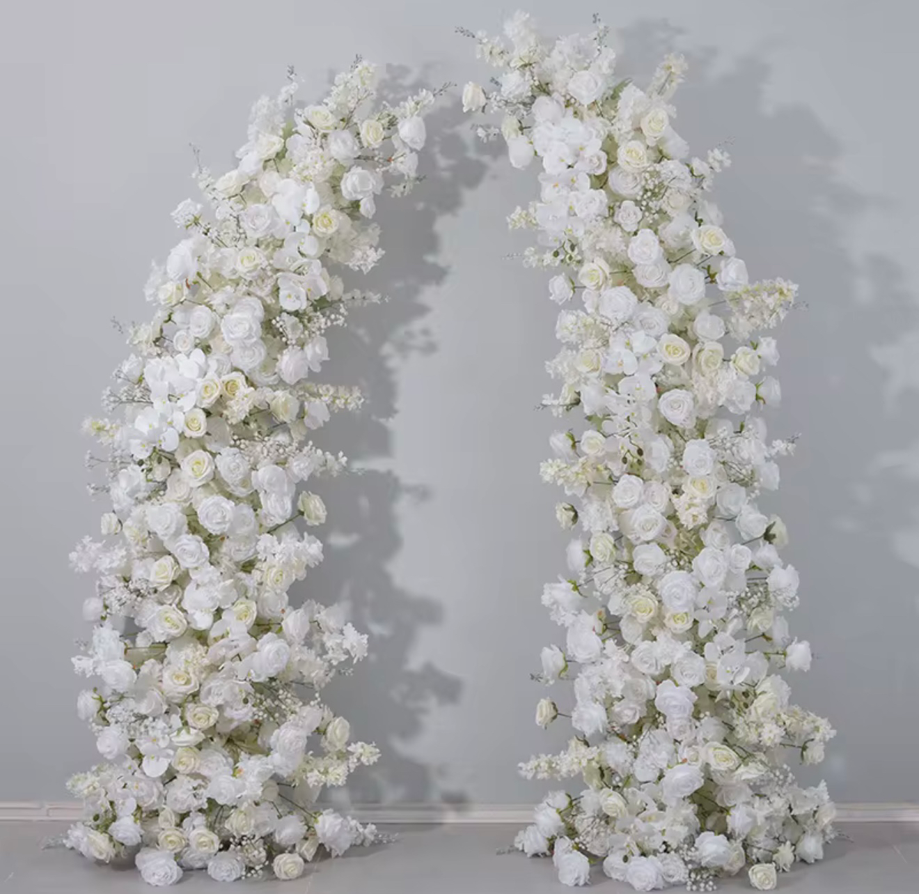 Baby Breath and Rose Arch