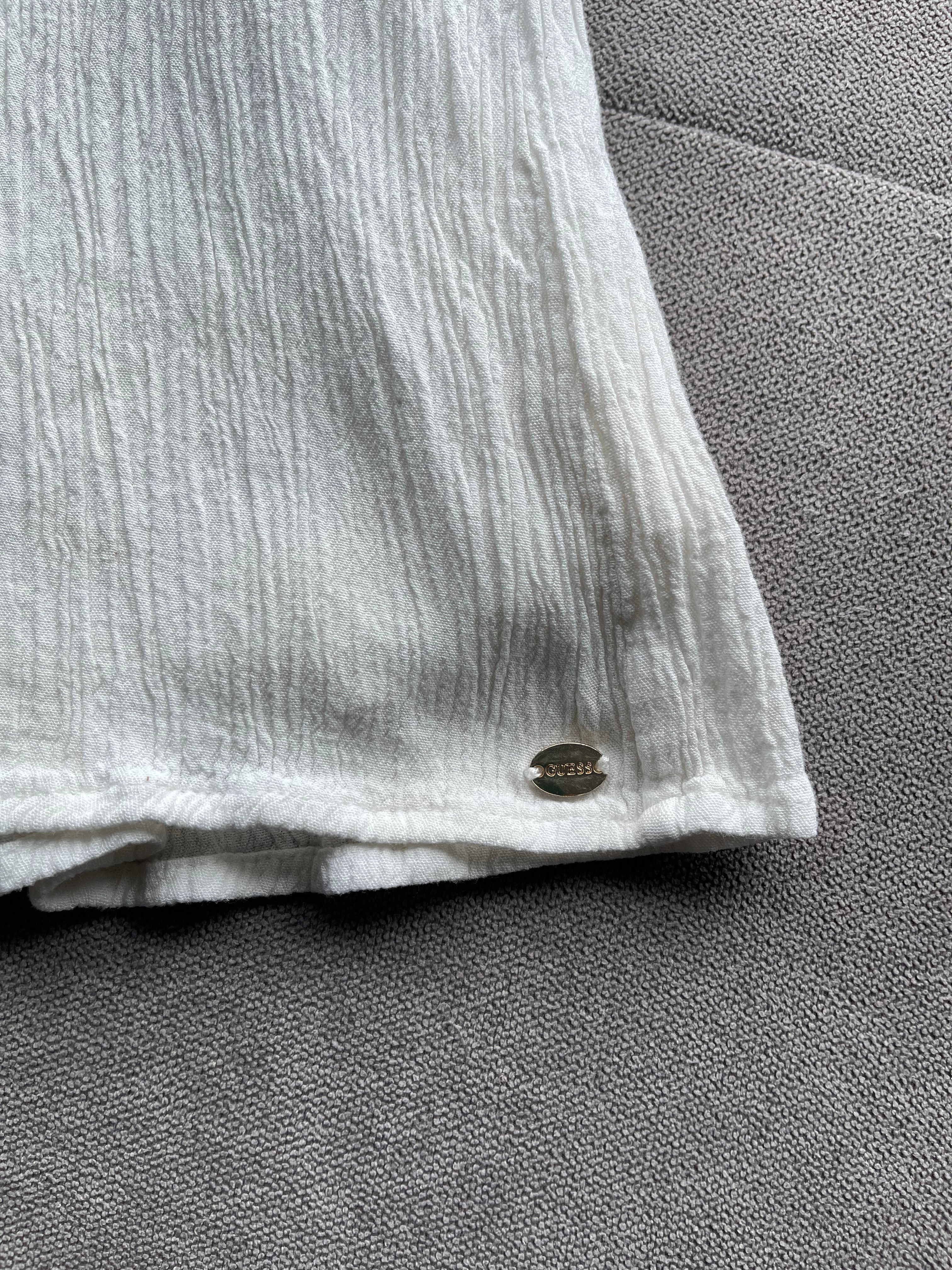 Guess Off White Off Shoulder Dress / Shirt (Size 8)