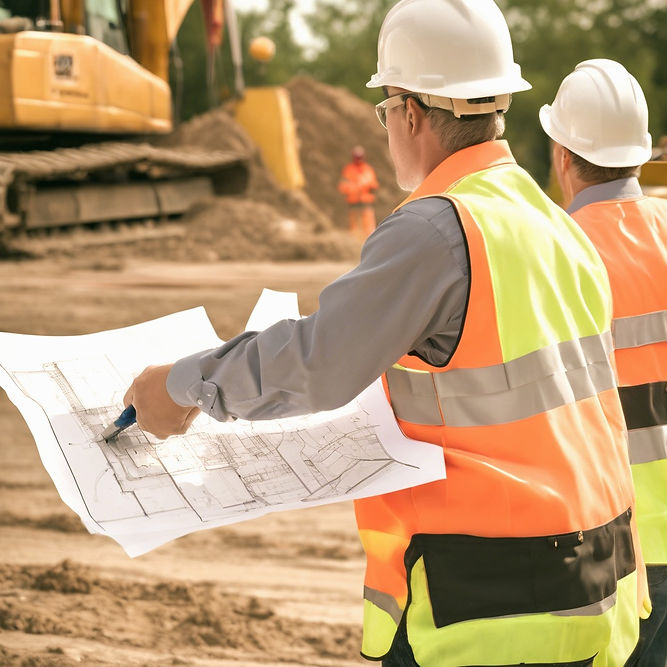 safety vest hard hat ground breaking professional construction site plan review.jpg