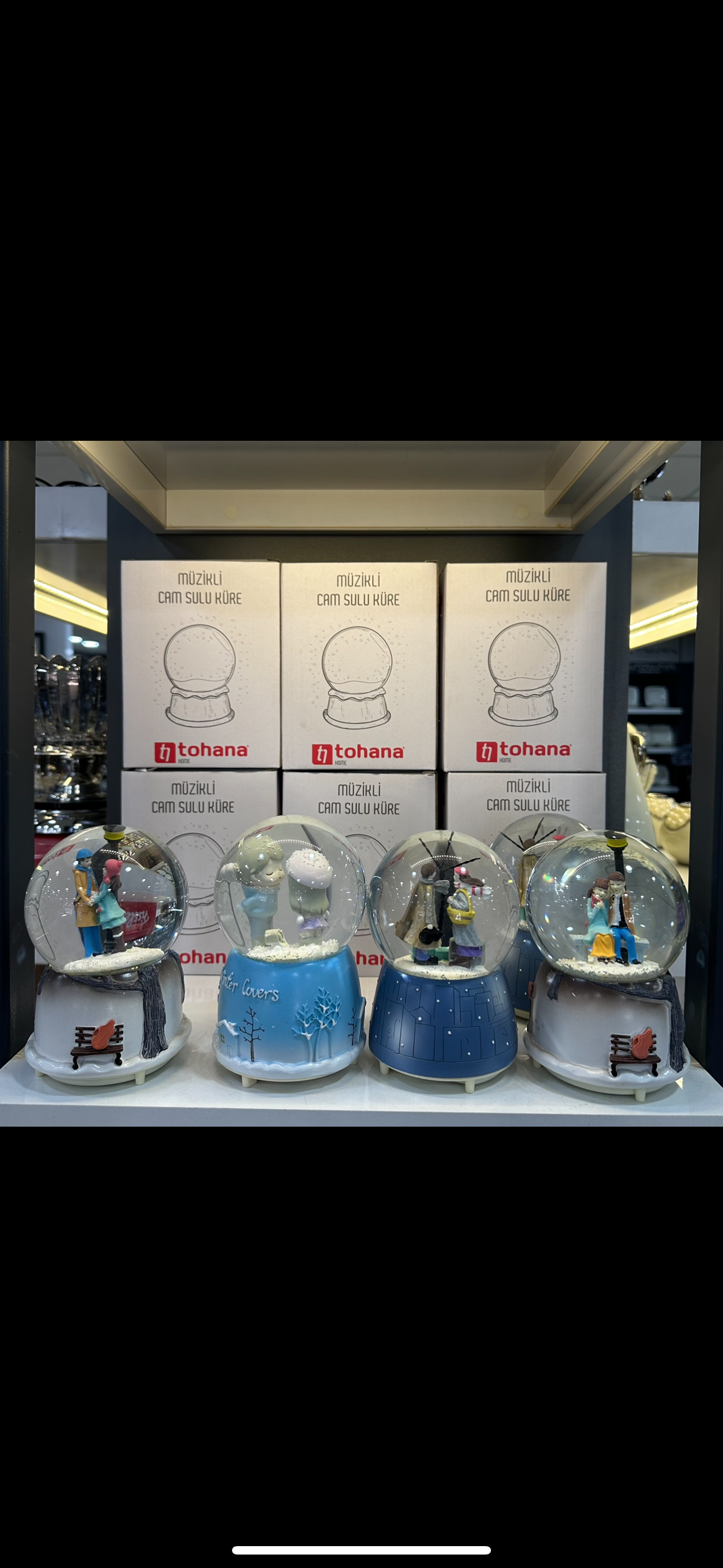 THN CAM SULU KAR KÜRESİ MÜZİKLİ BÜYÜK BOY