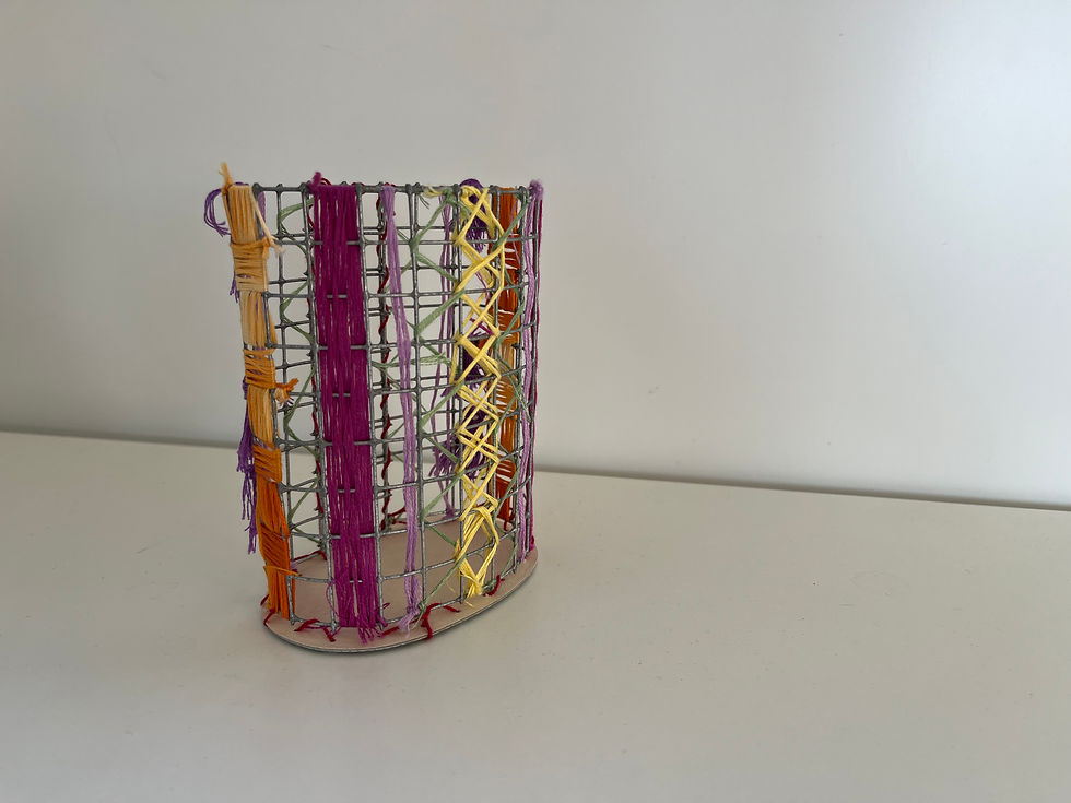 Nouveau brico : la corbeille brodée