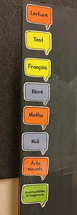 Menu du jour