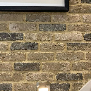 London Town Brick Slips stairs close up.