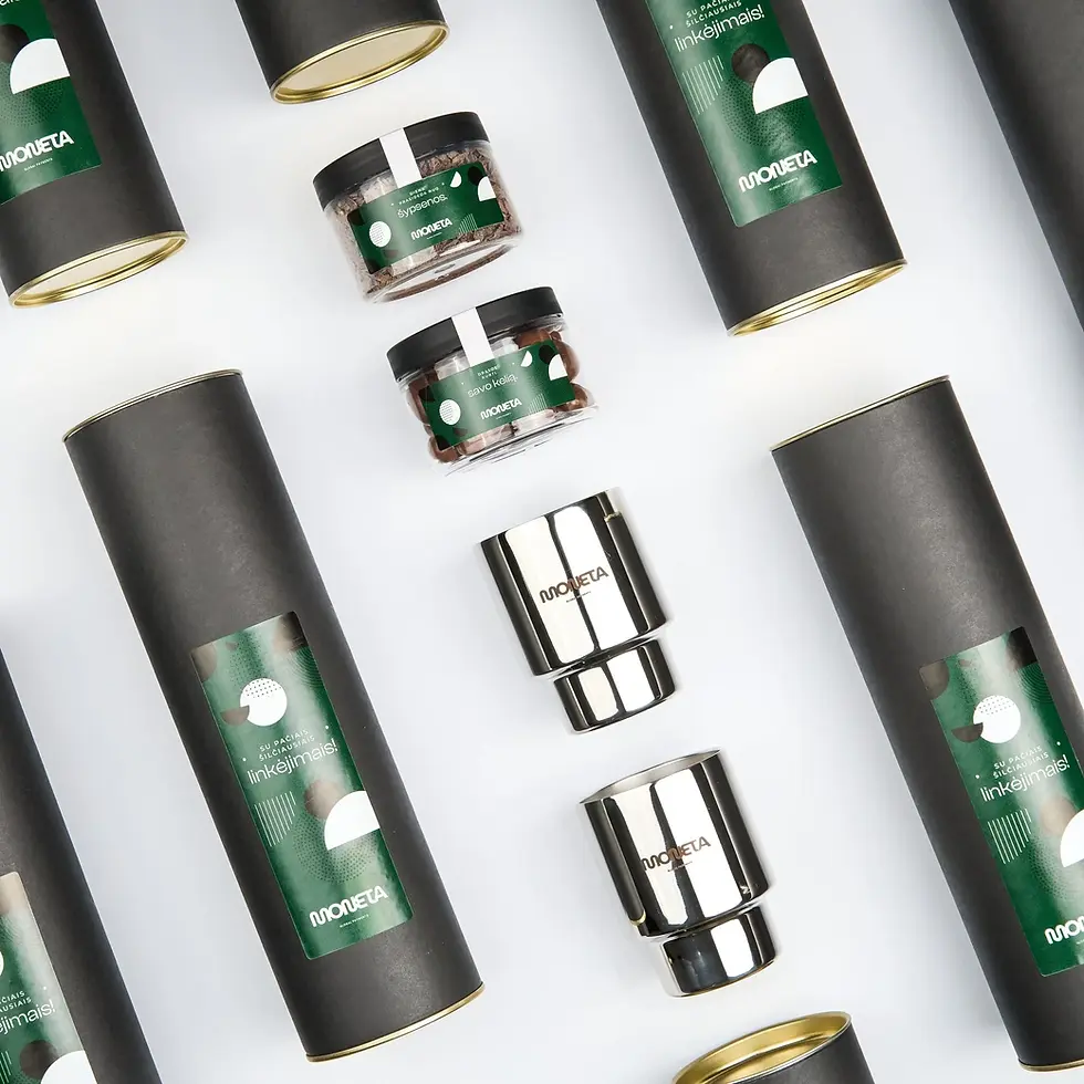 corporate hot chocolate gift box with stainless steel cups