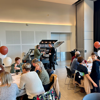 Mobiele koffiebar op Babyborrel in Hamont Achel.