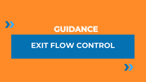 Exit flow control