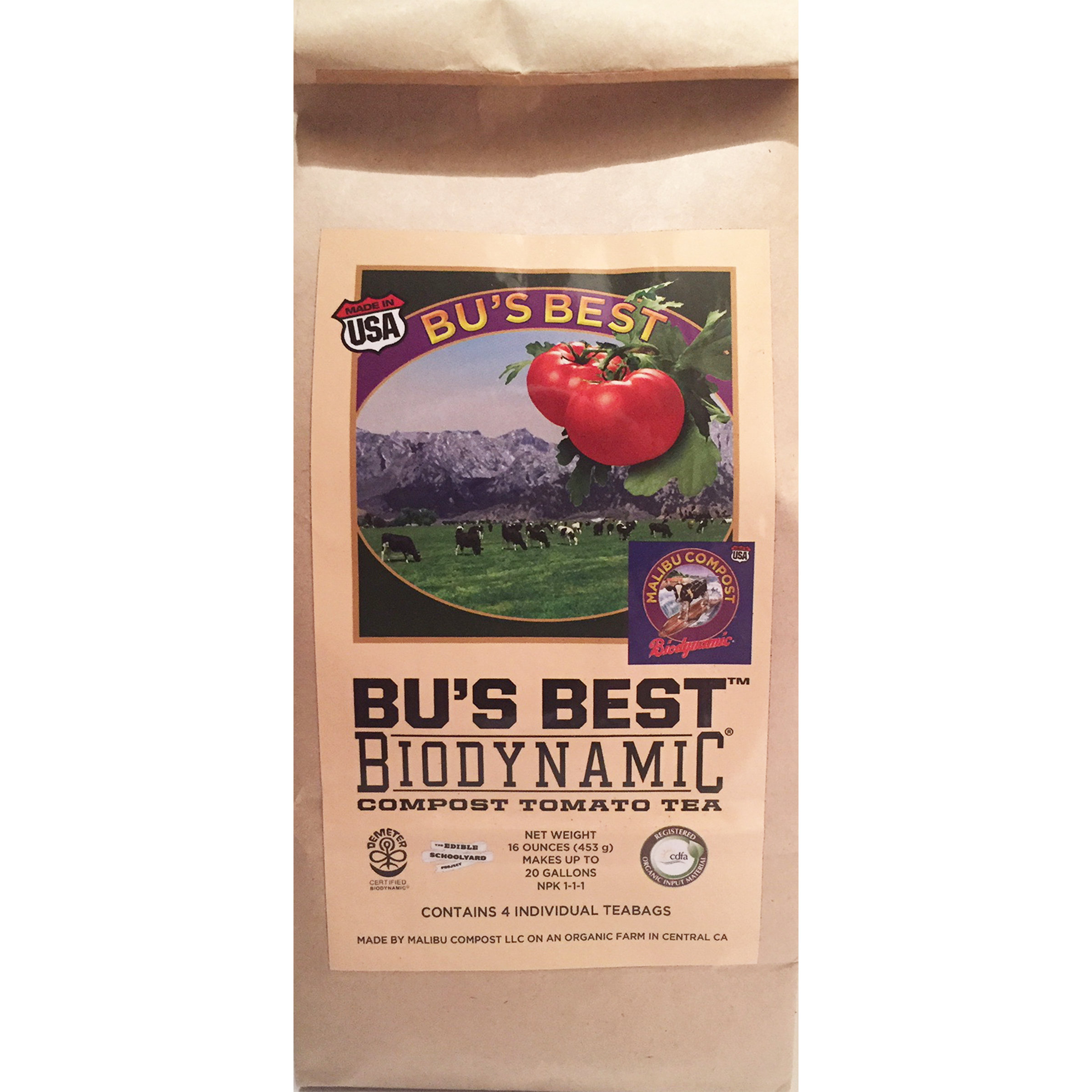 Bu's Best Compost Tea: for Fruits, Vegetables and Tomatoes