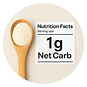 1g Net carb