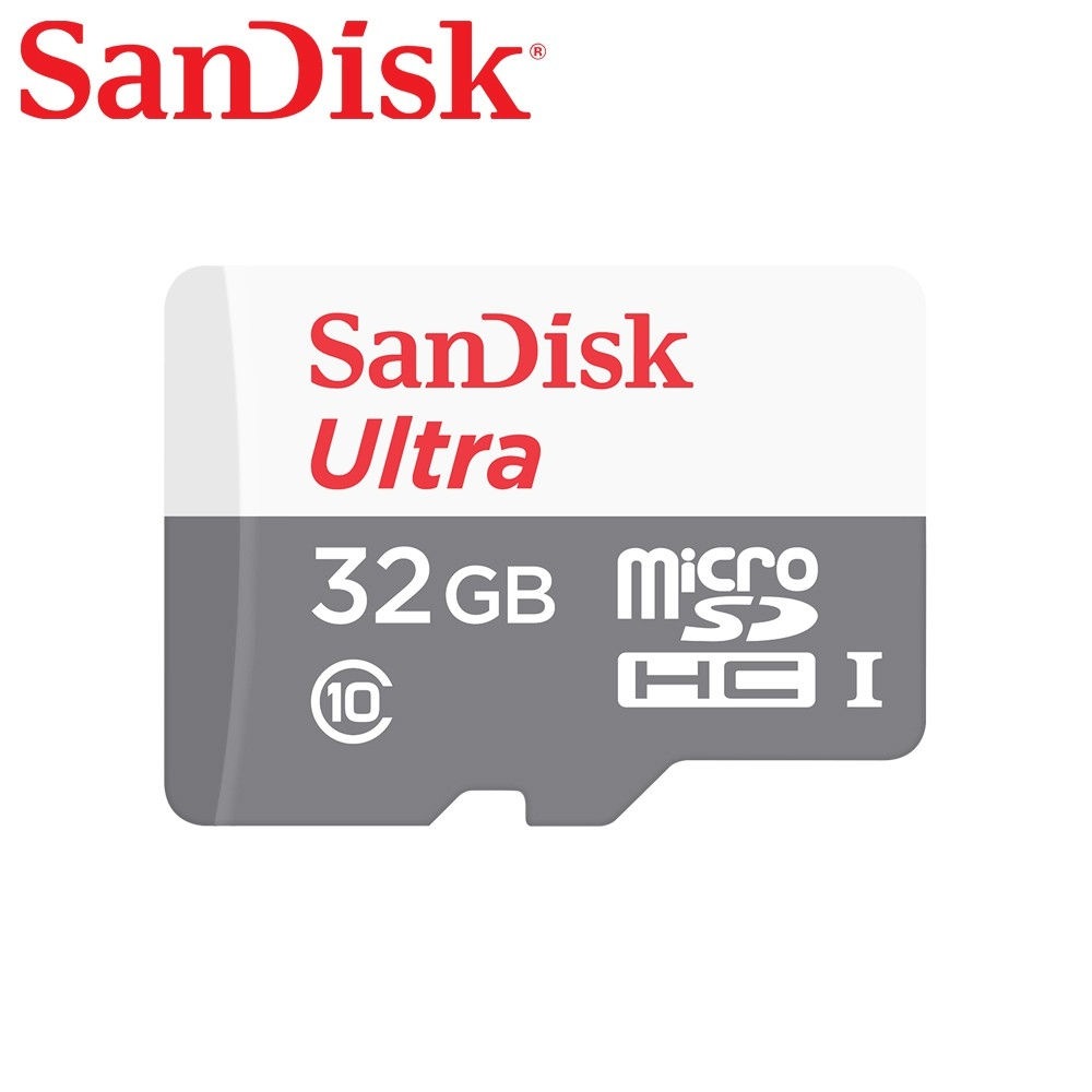 Sandisk Ultra 32GB microSDHC UHS-I Card (SDSQUNB-032G-GN3MN)