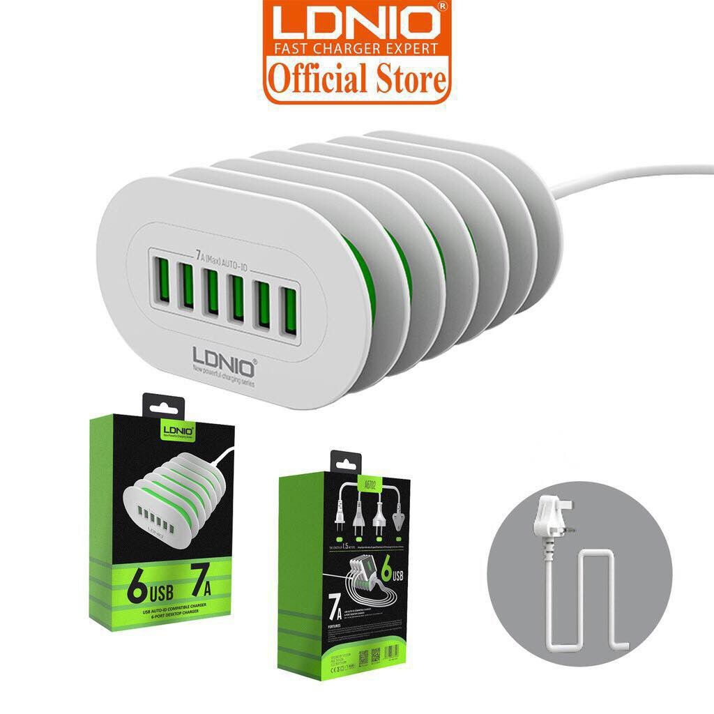 LDNIO A6702 6 port USB charger