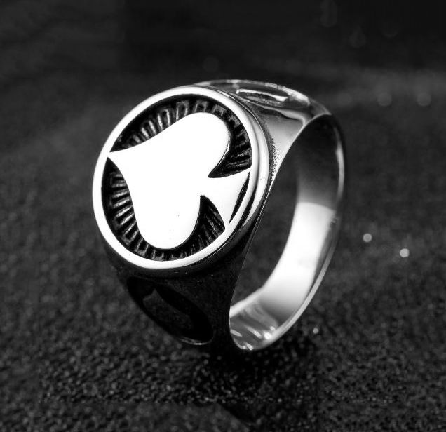 Thumbnail: Ace of Spades · Stainless Steel Ring