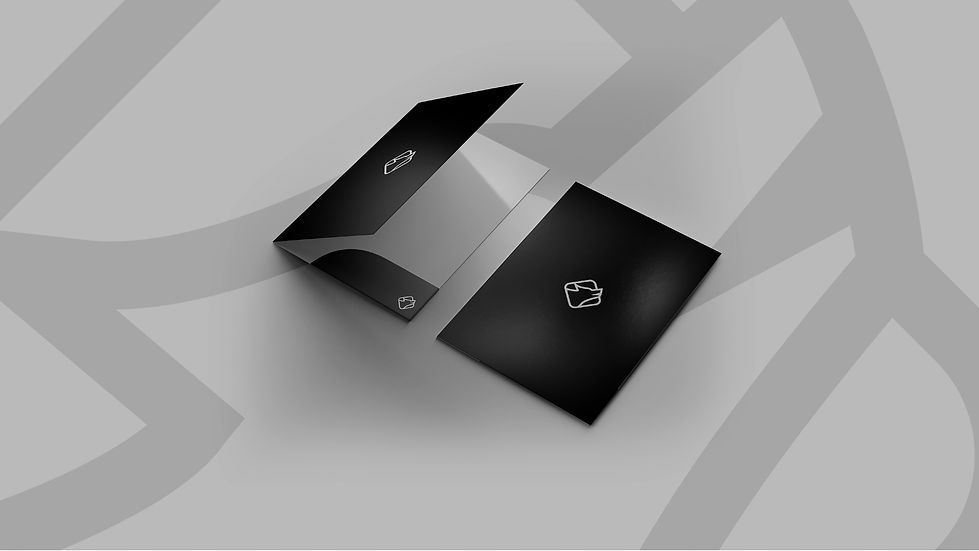 Mockup de identidade visual