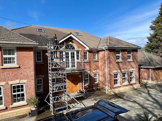Roof cleaning in Formby Merseyside