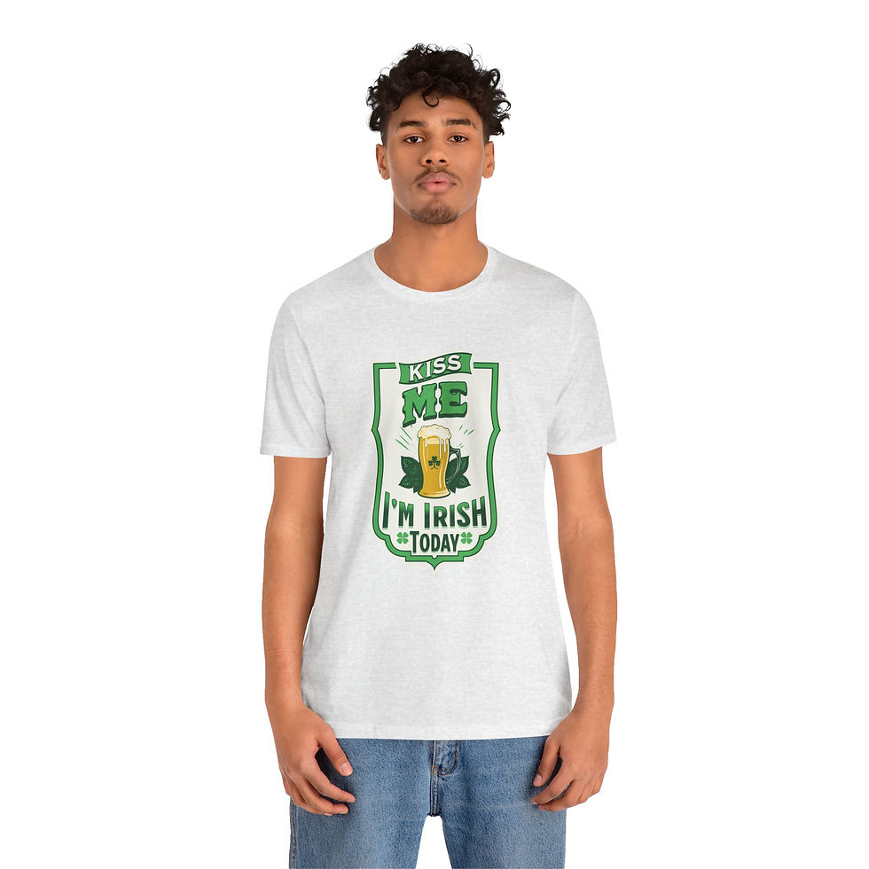 Thumbnail: Kiss Me, I'm Irish . . . Today Unisex Jersey Short Sleeve T-Shirt