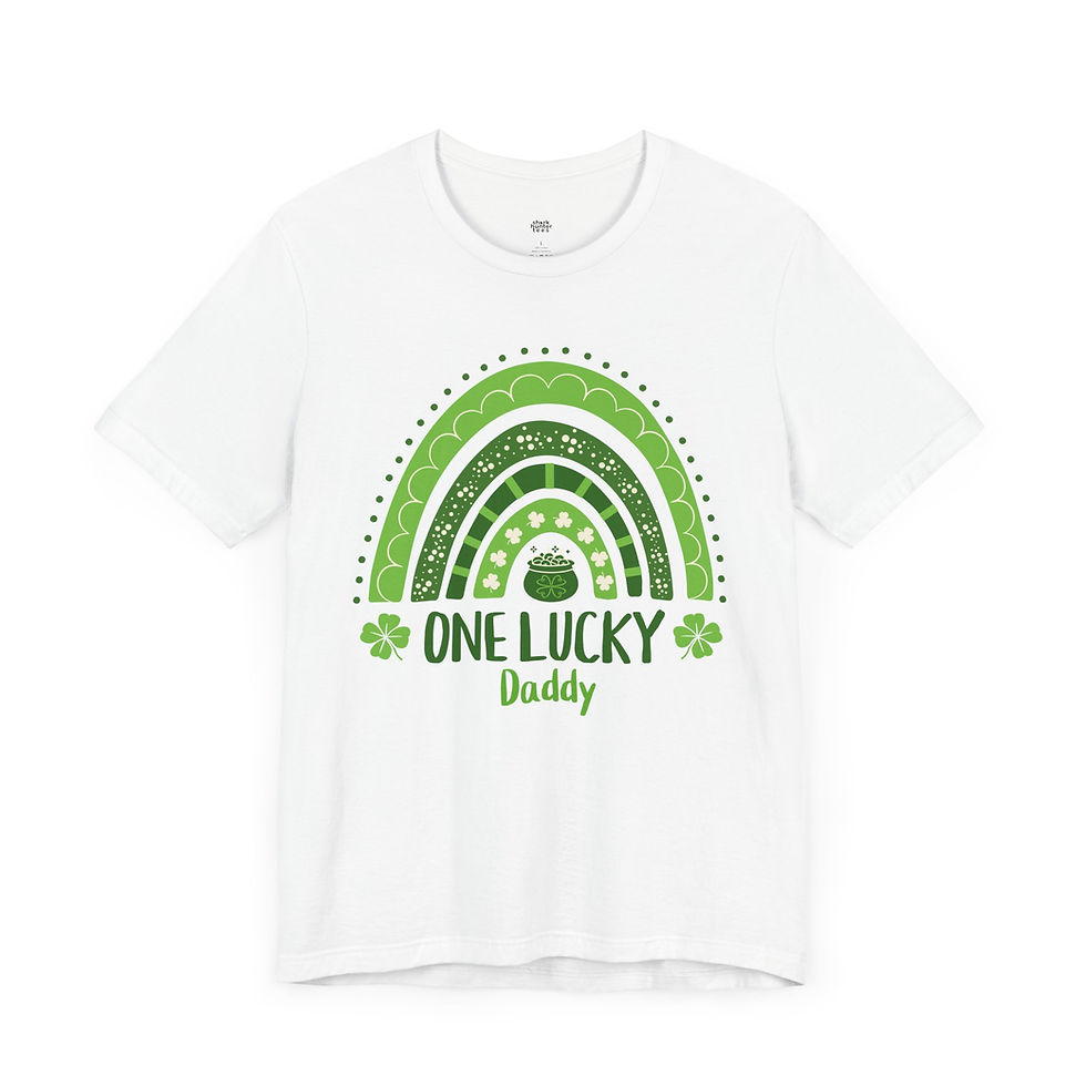 Thumbnail: St Patricks Day One Lucky Daddy Matching Family Shirts