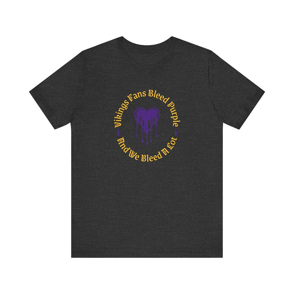 Thumbnail: Vikings Fans Bleed Purple T-Shirt