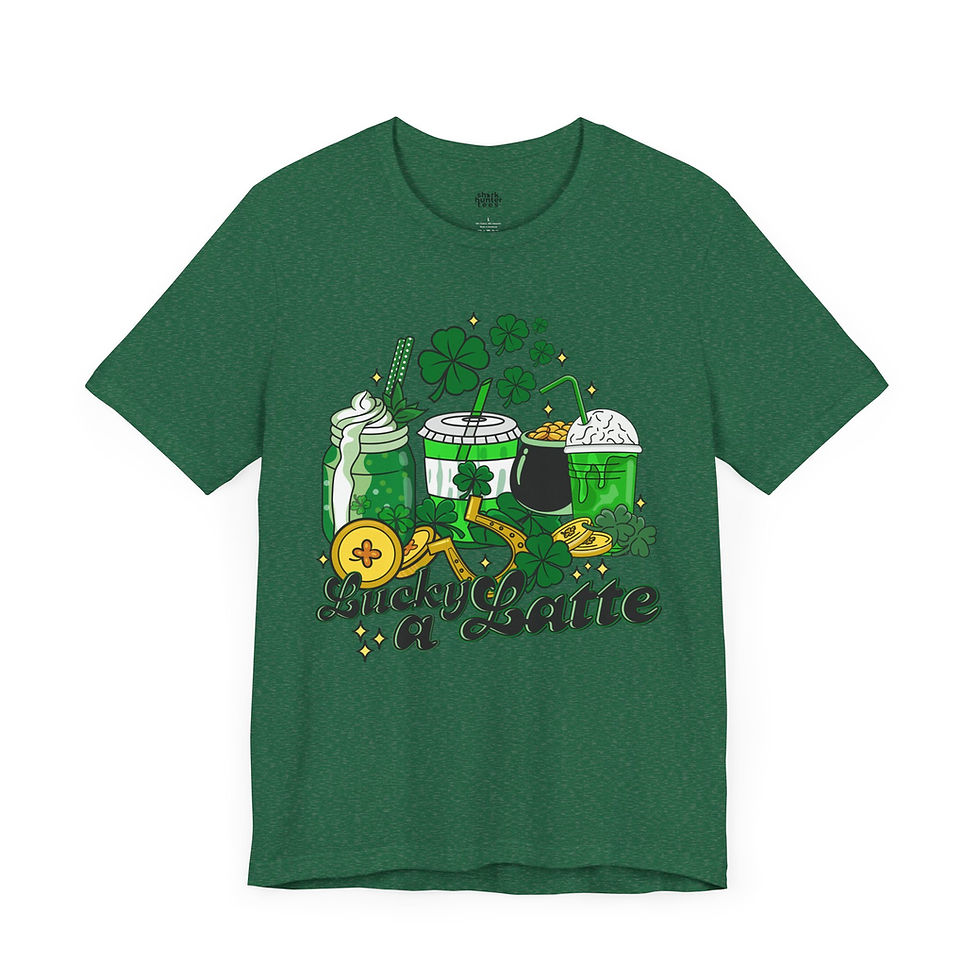Thumbnail: St Patricks Day Lucky Latte T- Shirt 