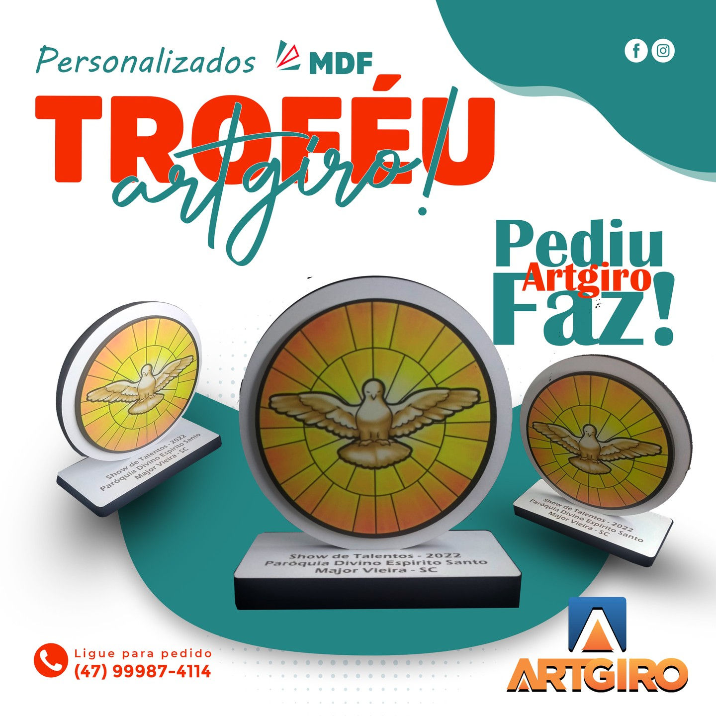 Troféu Personalizado #022