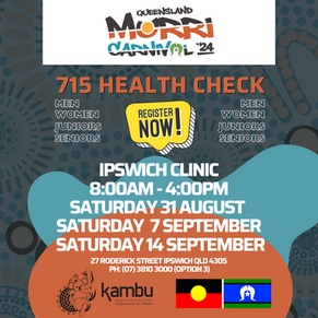 🏉 Queensland Murri Carnival (QMC) 715 Health Check Day 🏉 IPSWICH