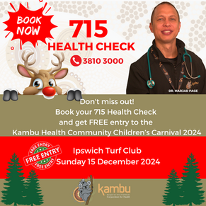 ✨BOOK YOUR 715 HEALTH CHECK ✨